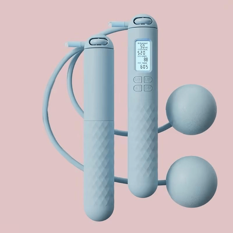 FitRope Pro , Draadloos Springtouw, Slim Verzwaard Springtouw