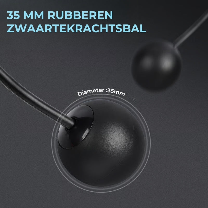 FitRope Pro , Draadloos Springtouw, Slim Verzwaard Springtouw