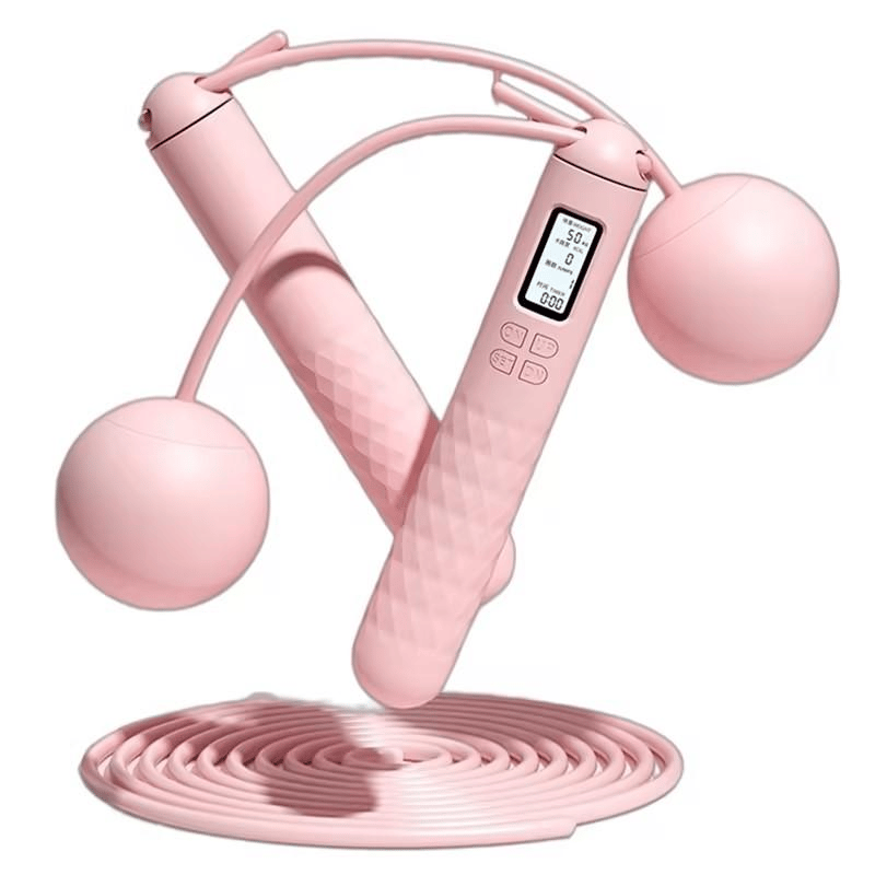 FitRope Pro , Draadloos Springtouw, Slim Verzwaard Springtouw